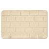 Tile Pattern Embossing Bathroom Mat Bath Non-slip Carpets In Wash Basin Bathtub Side Floor Rug Shower Room Doormat Memory Foam 3D Pad