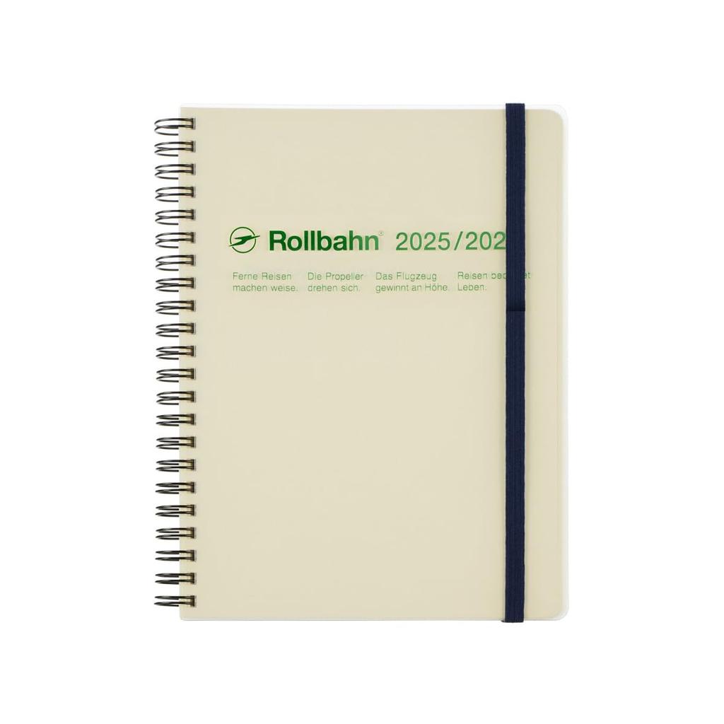 [Delfonics Planner 2025-2026 Edition / Starting March 2025] Rollbahn Diary Clear A5 Monthly Schedule Book (Clear)