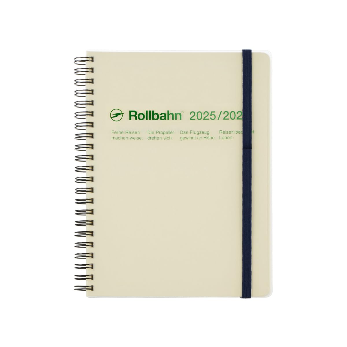

[Delfonics Planner 2025-2026 Edition / Starting March 2025] Rollbahn Diary Clear A5 Monthly Schedule Book (Clear)