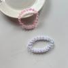 Girls' Iridescent AB Color Beaded Bracelet - Fresh Style, 8mm Beads, Versatile Accessory for Students