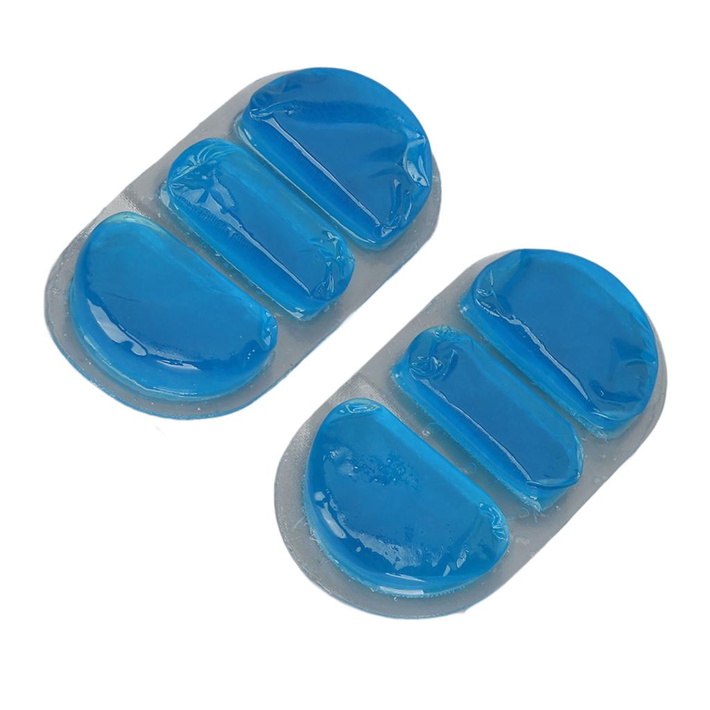 2Pcs Gel Ice Pack Reusable Hot Cold Compress Discomfort Relief Ice Pack for Home Outdoor Blue