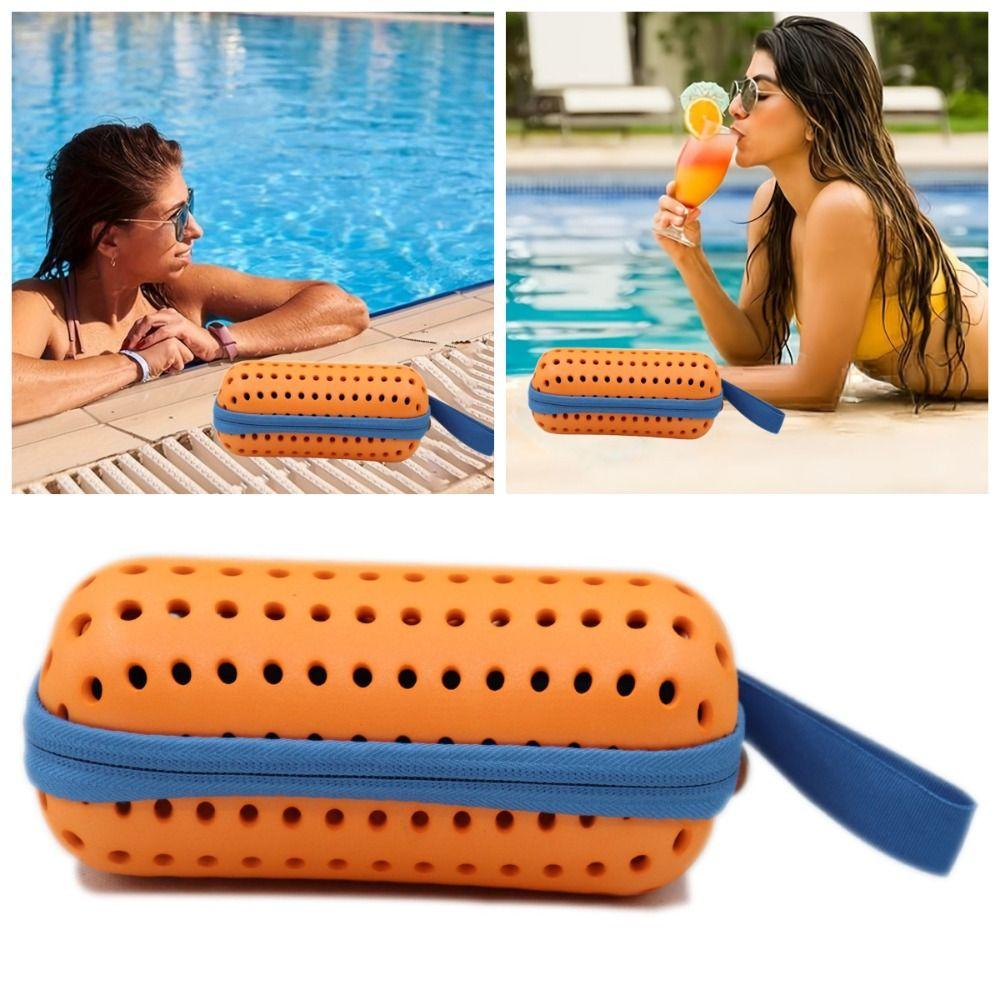 

EVA Zipper Eyeglasses Bag Hollow Round Hole Sun Glasses Protection Box Men/Women
