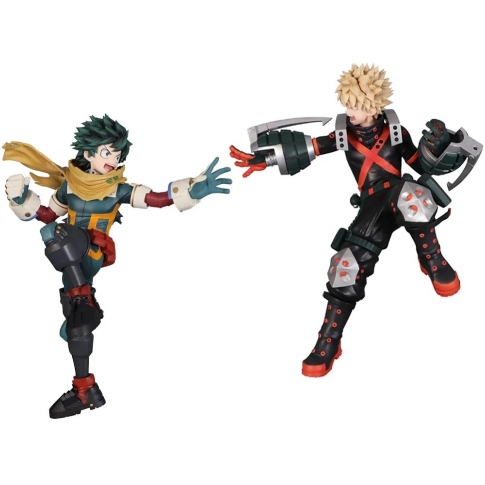 Anime MHA Figurka Midoriya Izuku Figurka Akcji Figurka Bakugou Katsuki Figurka Styl Walki Model Kolekcja Lalka Zabawka Chłopcy Dziewczynki Prezenty
