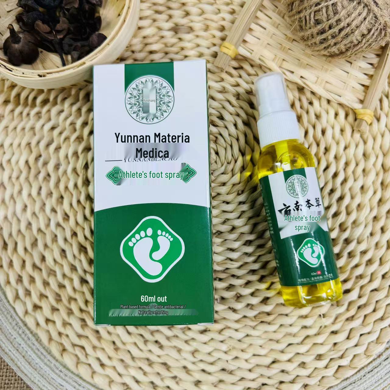 Runjicang Юньнаньский травяной противогрибковый спрей для ног Standard Size
