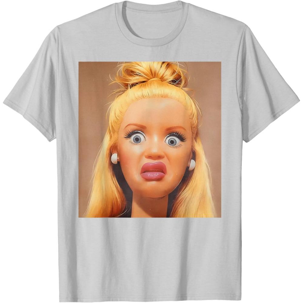 Meme T-Shirt Men's and Women's Summer Cotton Clothing Fashion Fun Round Neck Short Sleeved Tee Streetwear