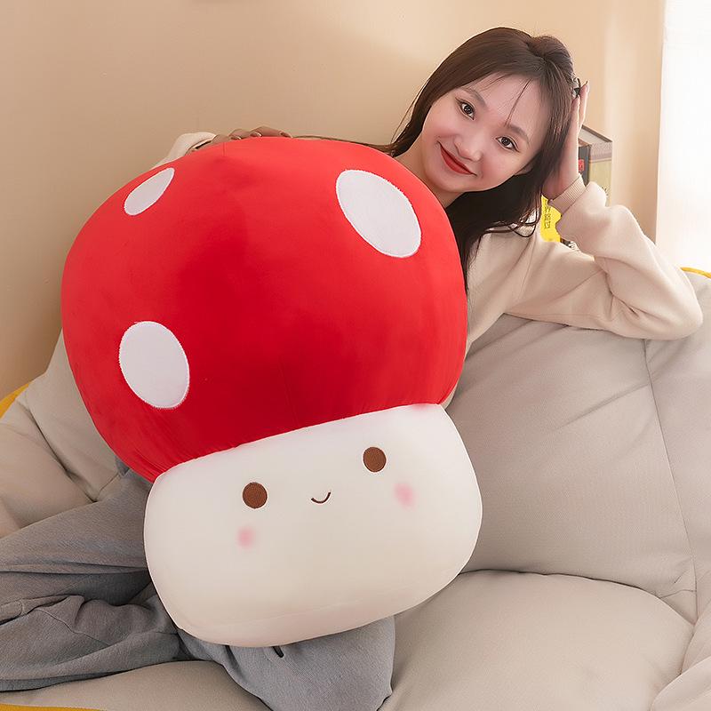 

Мягкая подушка-грибок – милое, мягкое растительное кукольное украшение 40cm