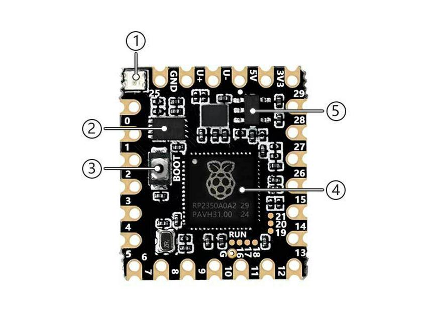 Raspberry Pi Pico 2 RP2350A Development Board