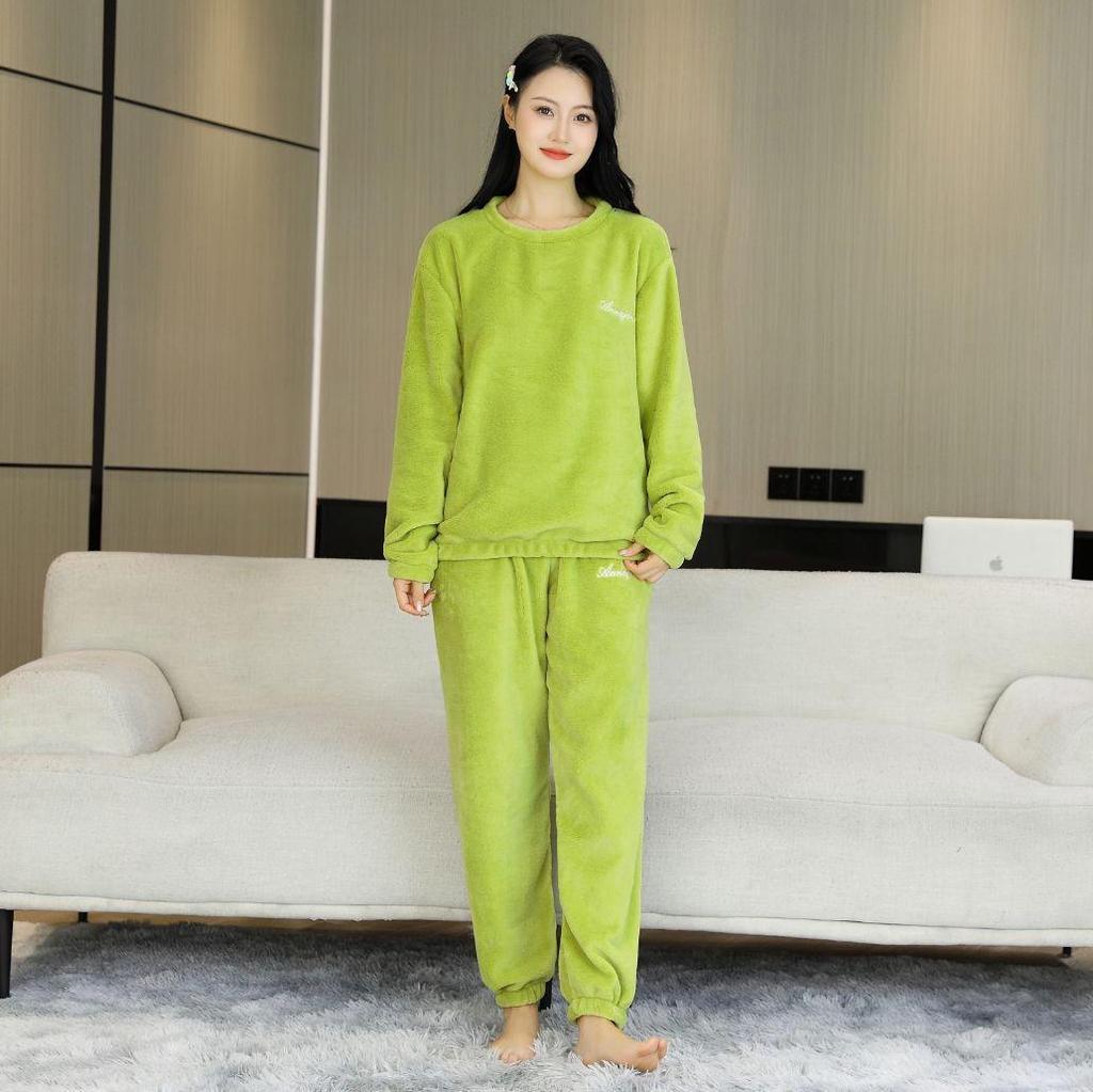 Unisex-Pyjama-Set aus Flanell in Übergröße für Herbst/Winter 2025