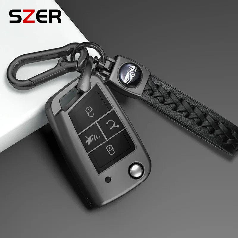4 3 Buttons NEW TPU Car Key Case Cover Fob For Volkswagen VW Golf 7 ALLTRACK MK7 Tiguan SEAT Ateca Leon FR 2 Ibiza Skoda Octavia