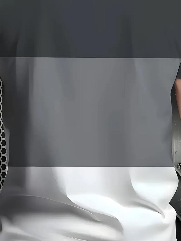 Modă 2024 Tricou Bărbătesc cu Imprimeu Color Blocking Casual Street Bărbați Gât Rotund Mânecă Scurtă Tricou