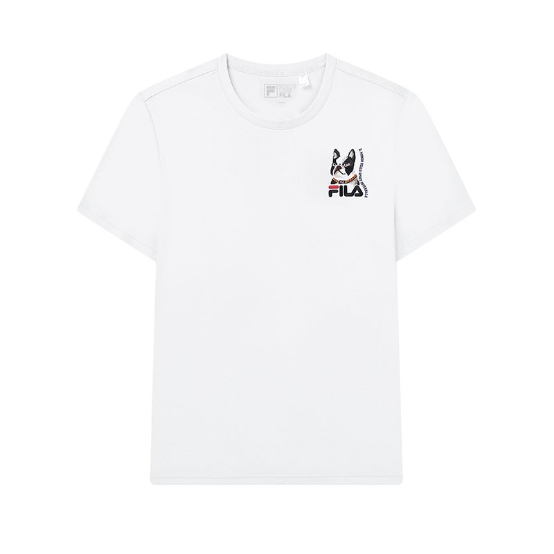 New FILA T Shirts Men's White F51M228219FWT