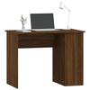 VidaXL Desk Brown Oak 100x55x75 Cm Engineered Wood 823031