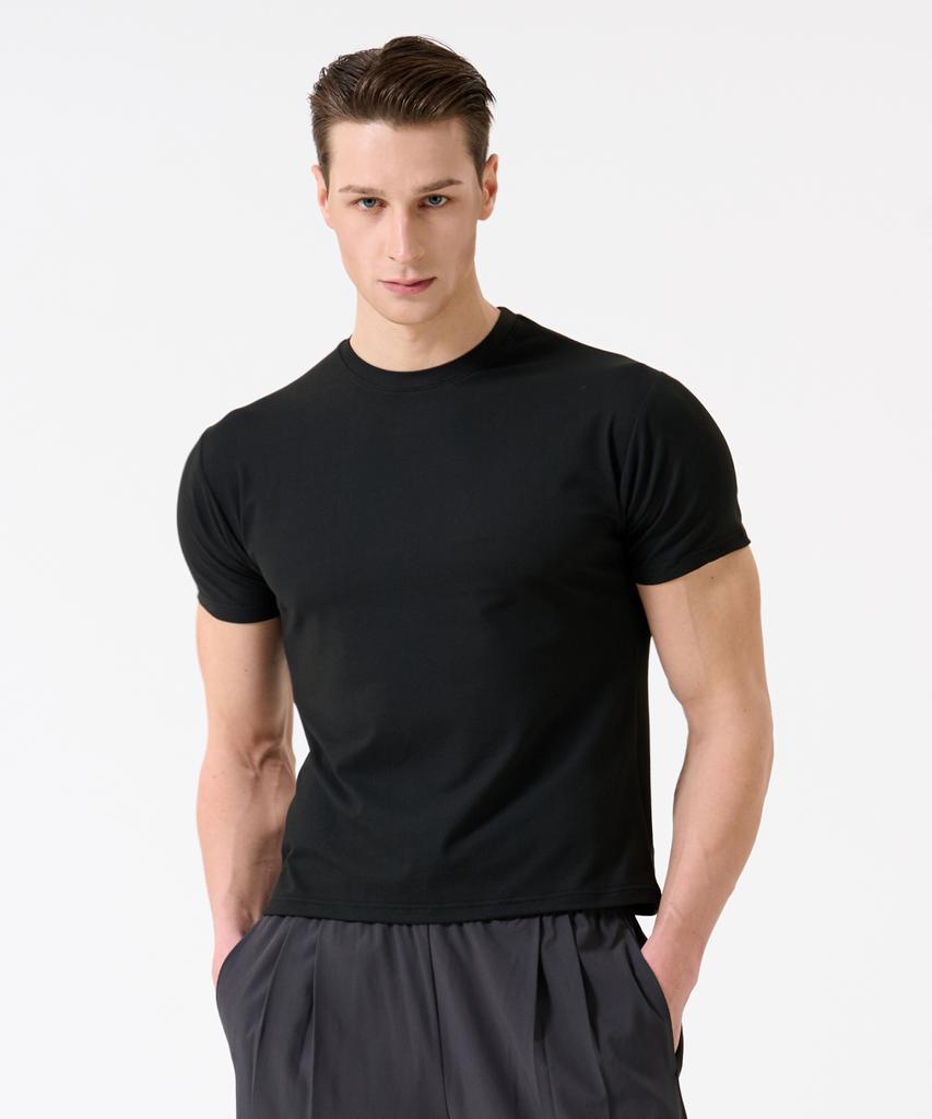 HUGVONE Softcore Crop Muscle Fit Short Sleeve 2 Colors