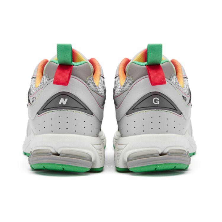 GANNI X New Balance 2002R Raincloud Unisex Sneakers White Rain-Cloud Island-Green M2002RGD