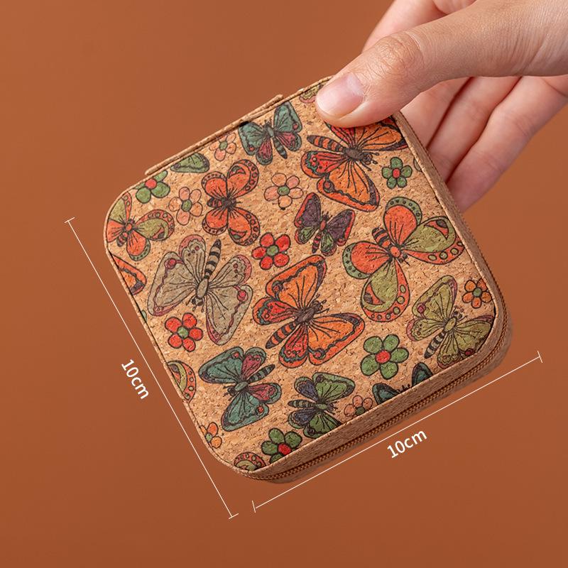 Retro Light Luxury Portable Jewelry Storage Box for Rings & Necklaces