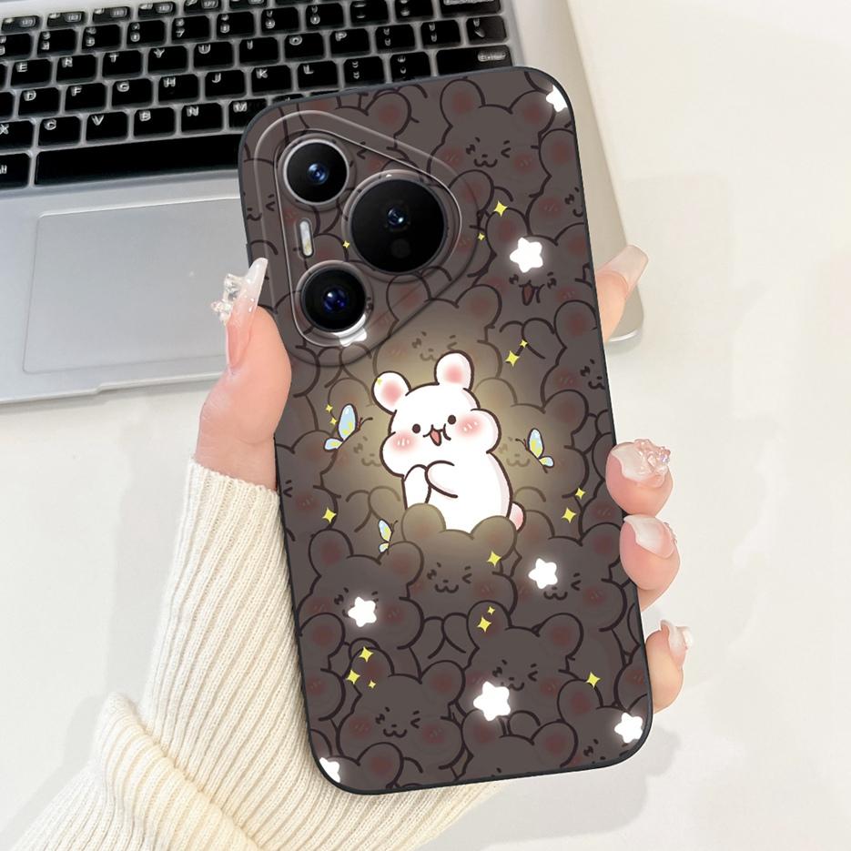 For Huawei Pura 70 Pro 5G Case Cute Cartoon Cover Shockproof Soft TPU Phone Cases For Huawei Pura 70 Pro Plus Pura70 Pro+ Fundas