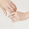 Platycodon Flower Couple Ring Female Niche Design Trend Open Men's and Women's Rings Fashion Personality Thorns Rose Pair Ring