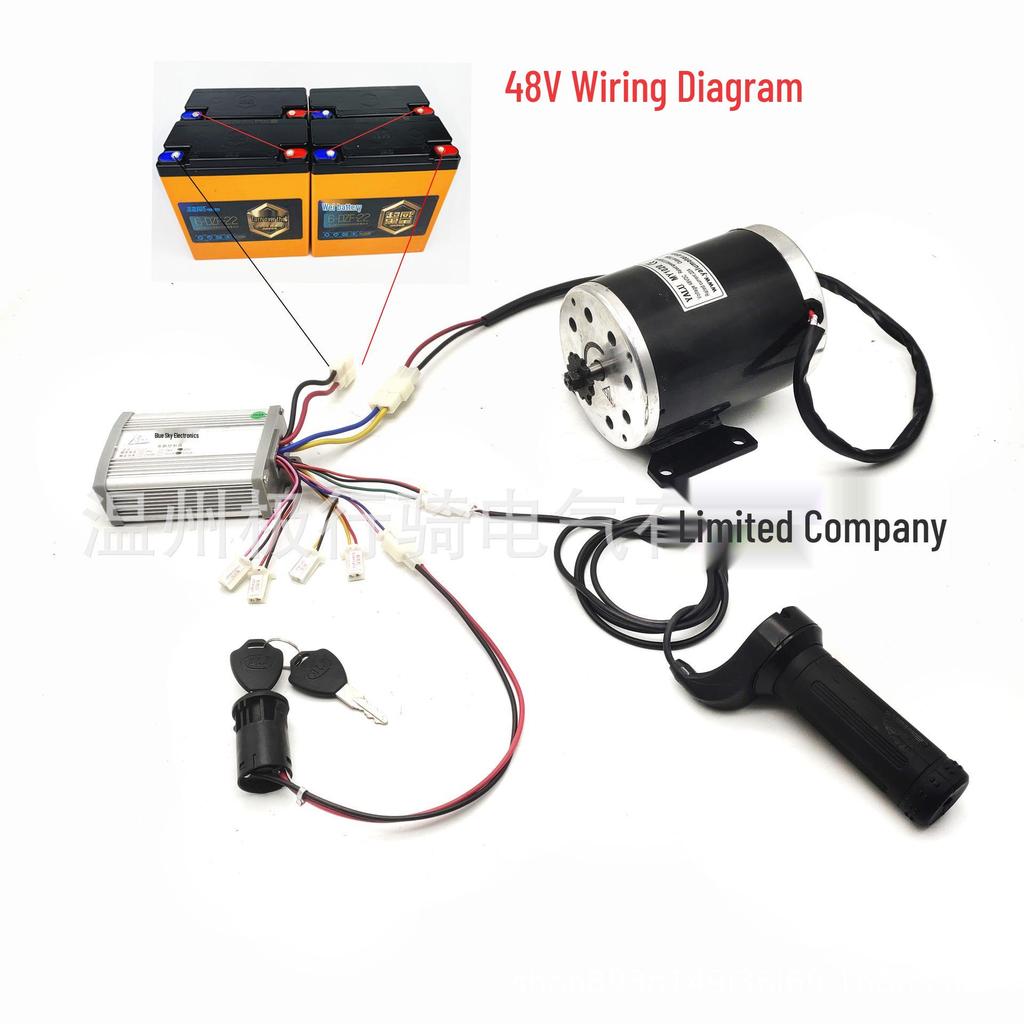 Elektrický kartáčovaný regulátor 250W-1000W 12V-36V pro ATV Go-kart