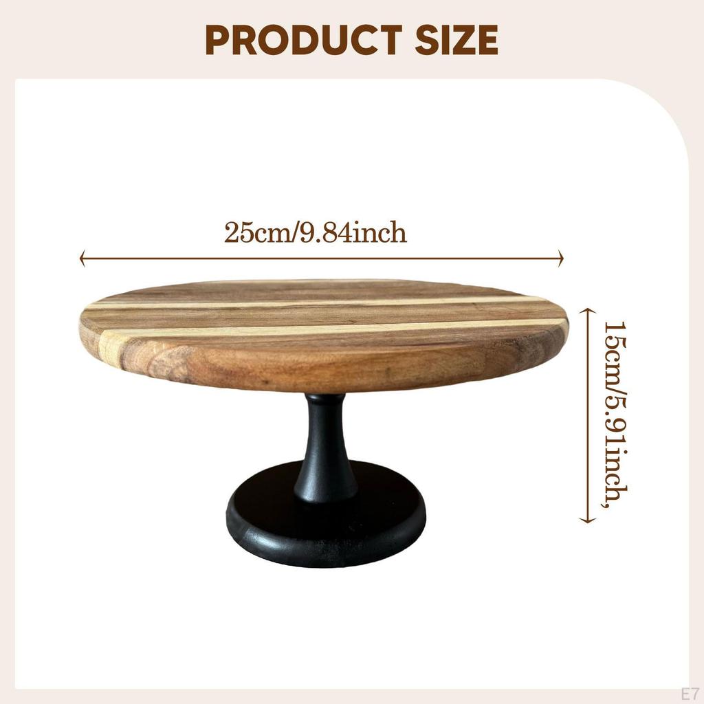 Kuchenständer Keks Gebäck Serviertablett Holz Vielseitiger Plattenhalter für Hotel Hochzeit