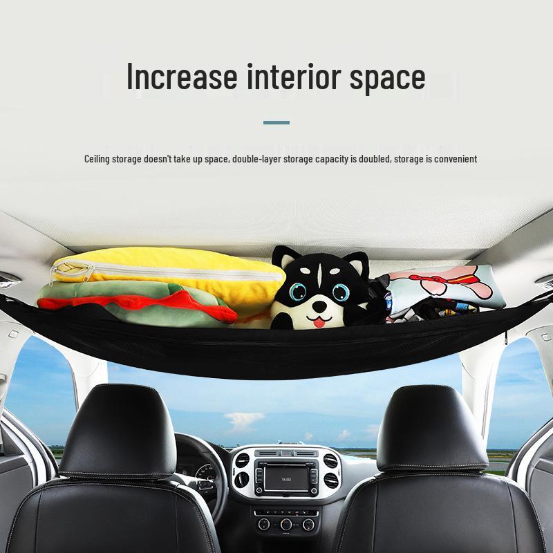 Car Roof Storage Net: Hanging Organizer for Self-Driving Tours