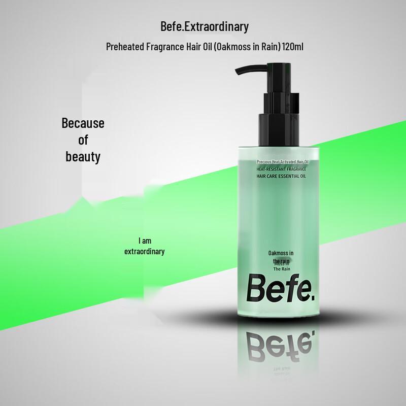 BeFe Heat Protect Fragrance Hair Oil - Rainy Oak Moss 120ml