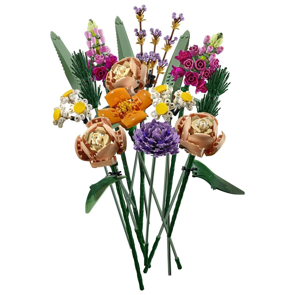 LEGO 10280 Botanical Flower Bouquet Toy Gift Artificial Flowers Interior Decor Stylish Men Women Birthdays Father's Day Mother's Day Flower