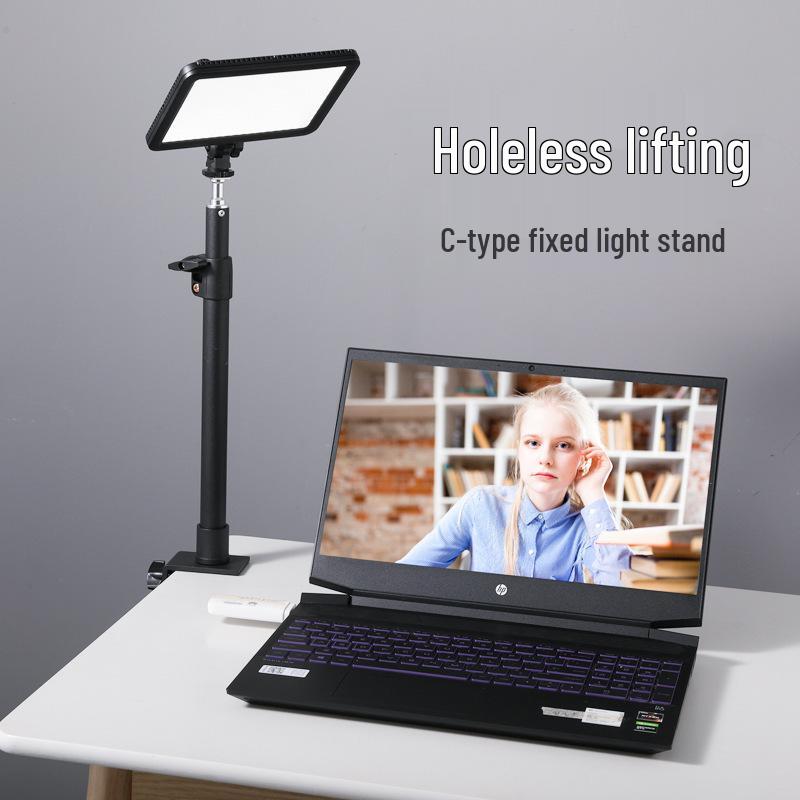 Photography Light Stand & Phone Holder for Desktop, Live Streaming, and Short Videos