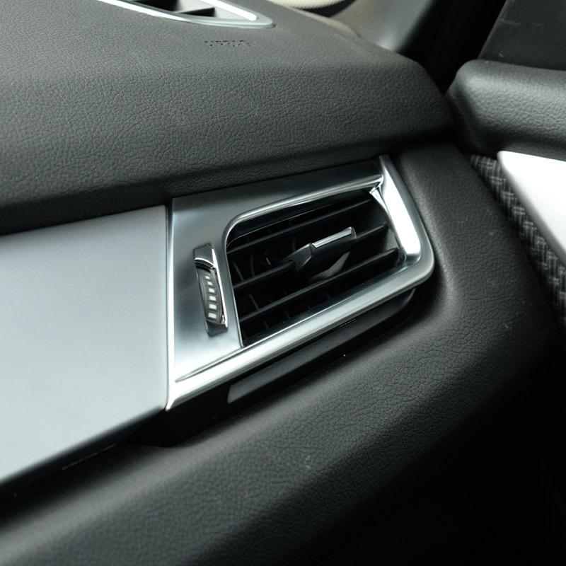 For BMW F46 LCI 2 Series Gran Tourer 2016 2017 2018 Car Interior ABS Silver Sticker Gear Shift Panel Cover Trim