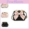 Stylish Korean Children's Crossbody Bag With Chic Bow And Trendy Plaid Design For Kids