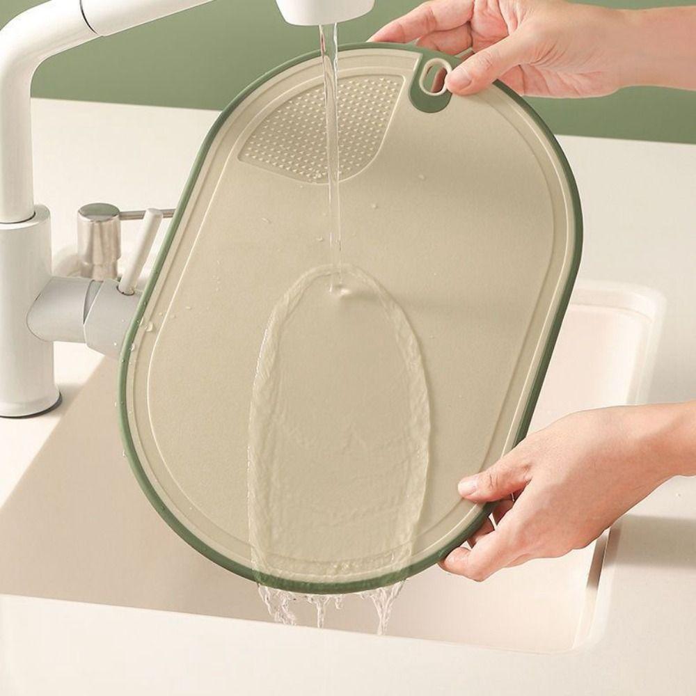 Multi-functional Kitchen Cutting Board Portable Fruit Panel Kitchen Gadget Chopping Block  Meat