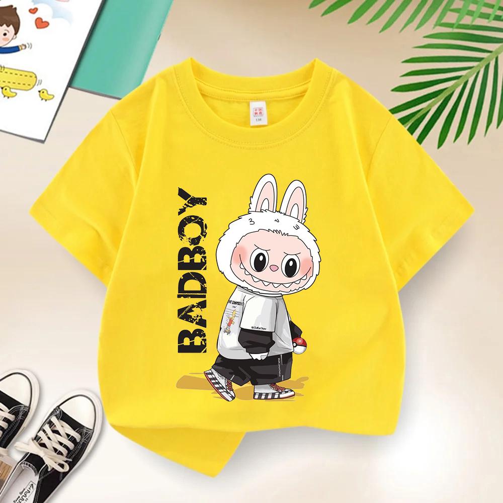 Funny children's T-shirt badboy casual short-sleeved comfortable breathable hot-selling street wear