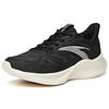 Anta A Shock Comfortable Slip Resistant And Breathable Low top Running Shoes Women's Black White Casual 122035555-1