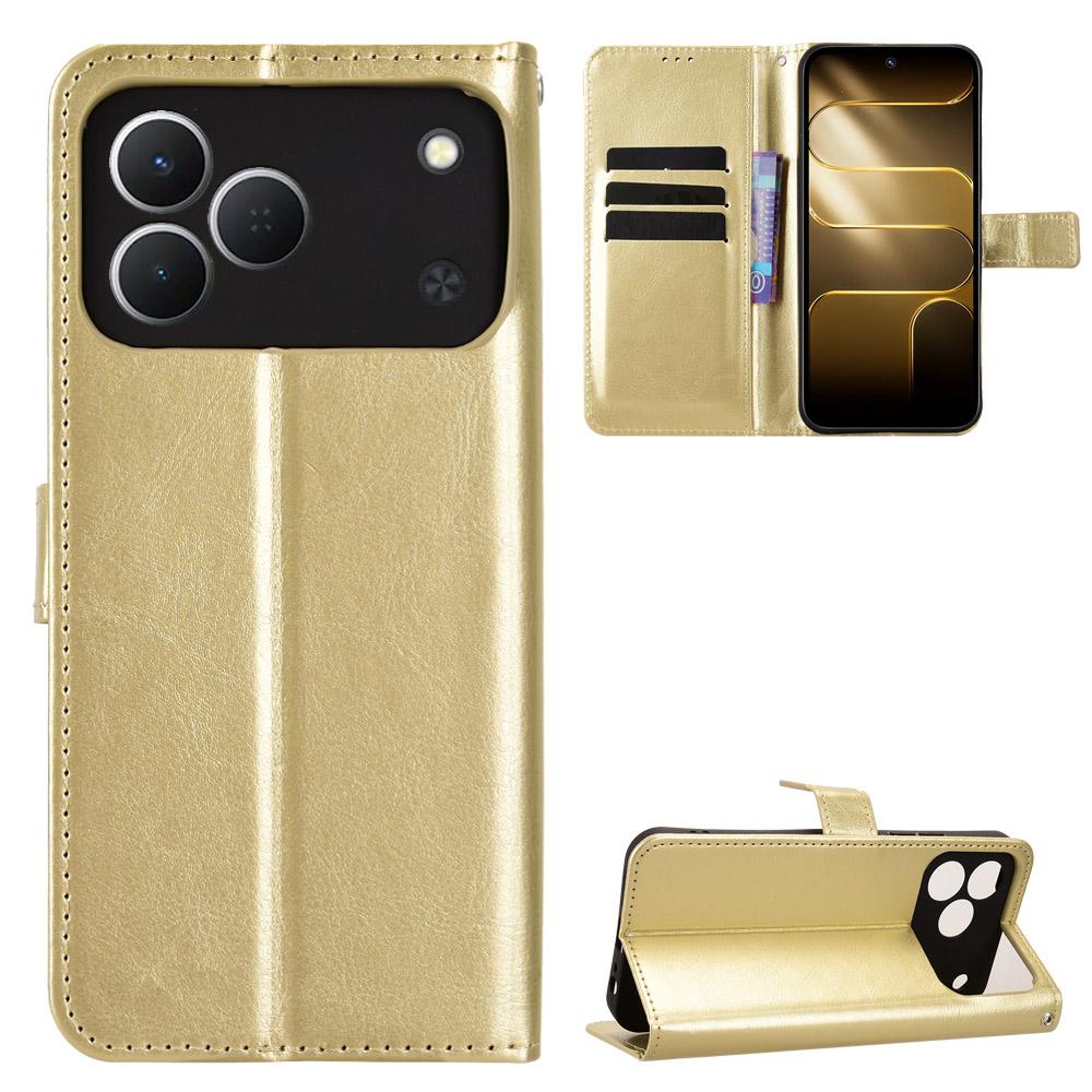 

Flip Cover Compatible for Tecno Spark 50 4G Leather Case [Flip Vintage Leather] Shockproof Durable Retro Phone Case for Tecno Spark 50 4G