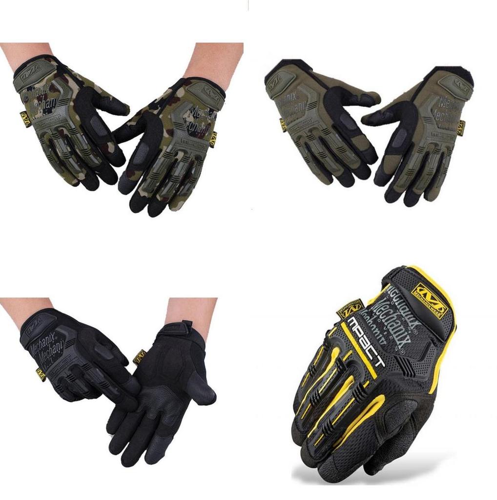 Tactical Gloves For Men Full Finger Training With Non-slip Grip For Motorcycle Riding Characters Included)