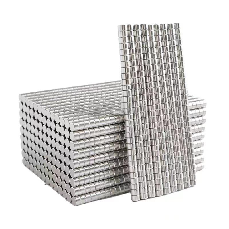 Neodymium Iron Boron Double-Sided Strong Suction Magnets for Fridges, Round and Square Shapes.