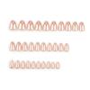 Premium sense 30 pieces Boxed wearing nail short almond nail fake nail classic French manicure nail piece