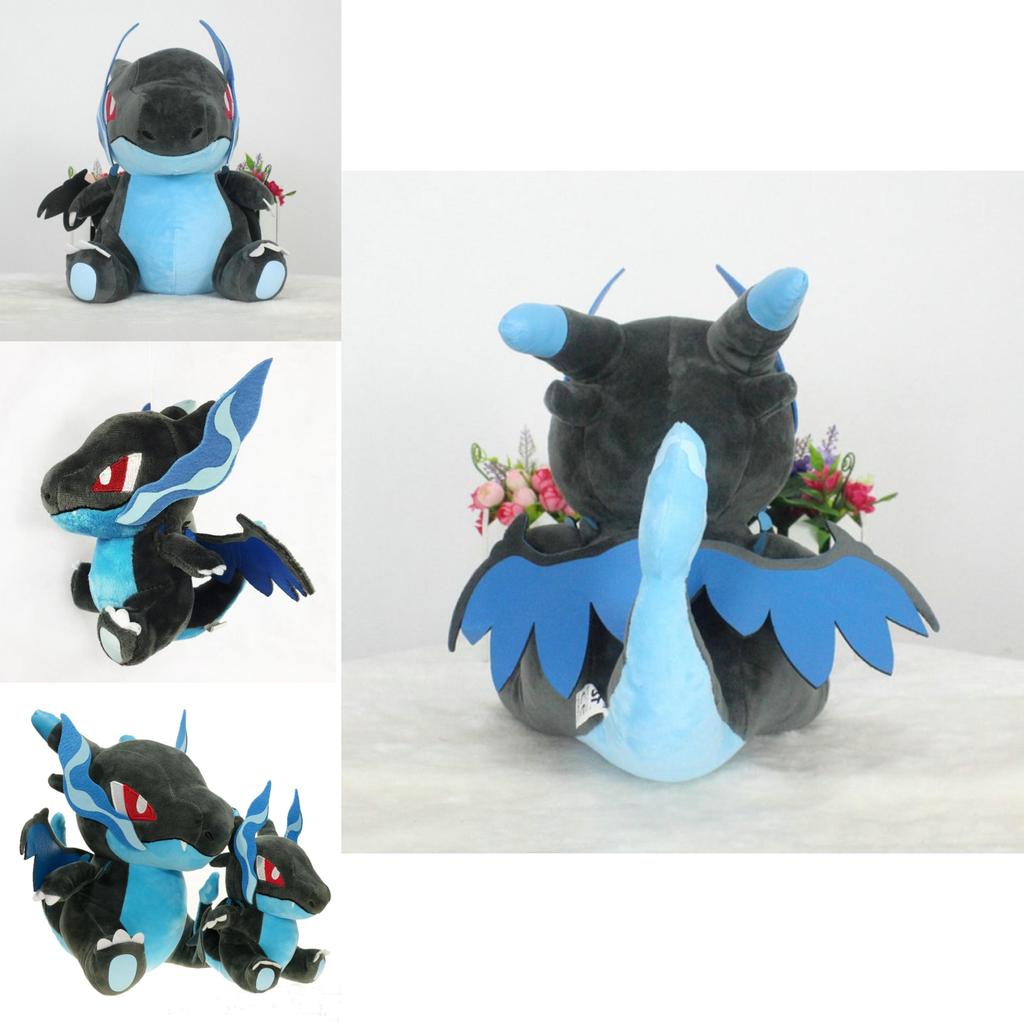 Qualität Pokemon Mega Glurak X Evolution Plüschtier Niedliche Weiche Puppe Für Einzigartige Weihnachtsgeschenke**