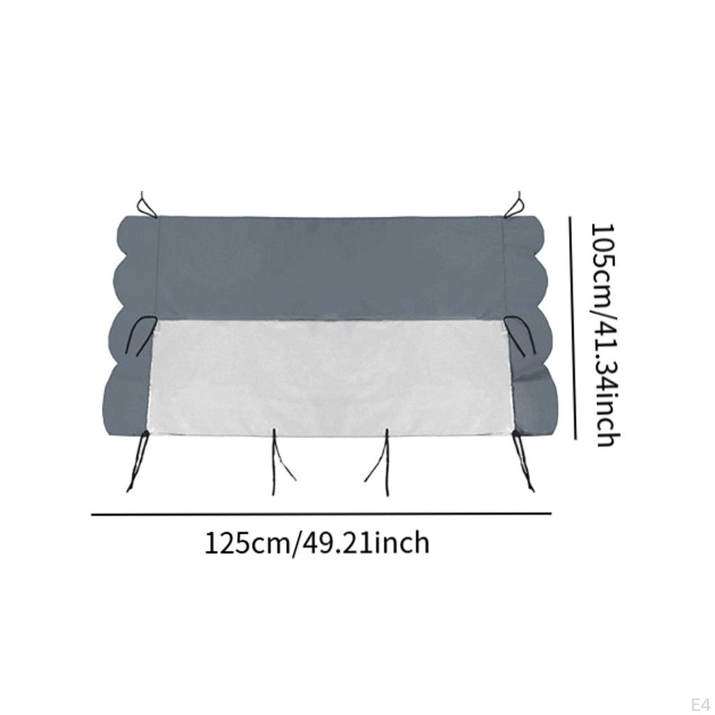 Forklift Cover Top Awning with Transparent PVC Skylight Shade Waterproof Canopy for Snow