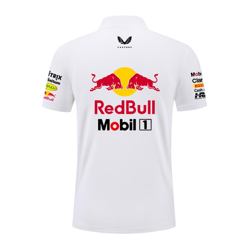 Red Bull Rennteam Verstappen Kleidung F1 Formel Racing Kleidung 2026 Sommer Herren Baumwoll-Polohemd