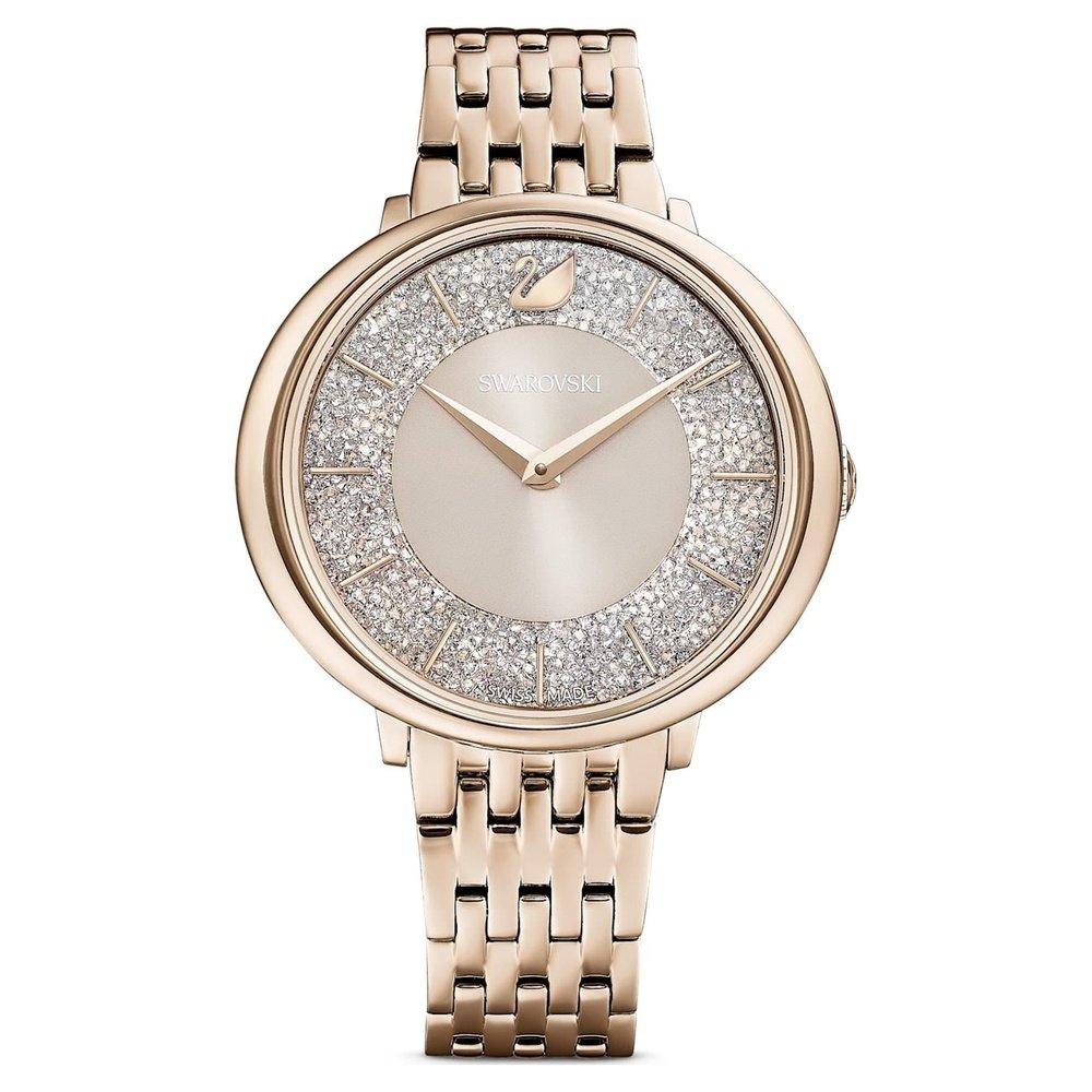 SWAROVSKI Montre Femme  5547611 Bracelet M&eacute;tal Crystalline Ton Dor&eacute; 34mm or