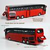 Business Airport Bus Model Single-Deck Bus Children's Bus Alloy Bus Sound and Light Toy