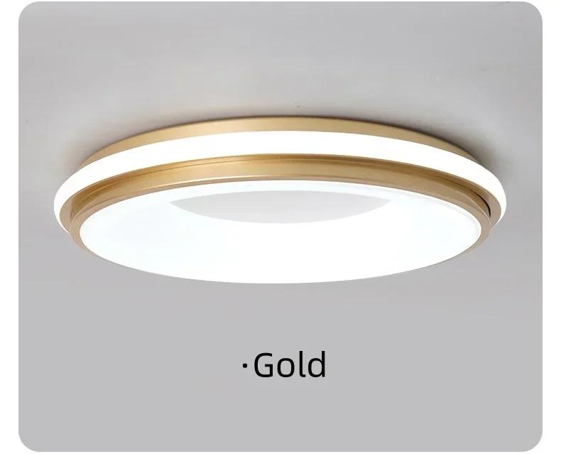 

Современный светодиодный потолочный светильник Nordic Circular Macaron Минималистский креативный домашний светильник Гостиная Спальня Кабинет Декоративное освещение D30CM-30W&white light-6000k