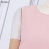 ZANZEA Women Daily Casual Round Neck Summer Sleeveless Long Dress