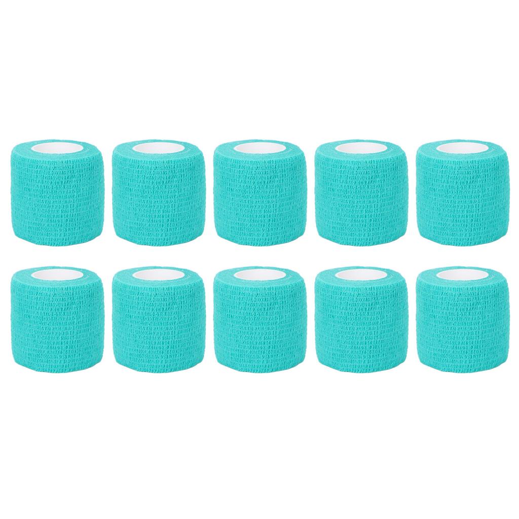 10Pcs Self Adhesive Elastic Bandage Multifunctional Disposable Shockproof Antislip Tattoo Handle Strap