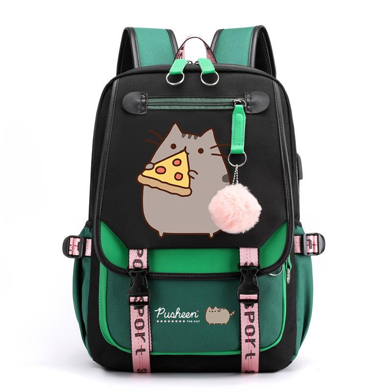 Cartoon Cute Printed School Bag Outdoor Travel Oxford Cloth Backpack