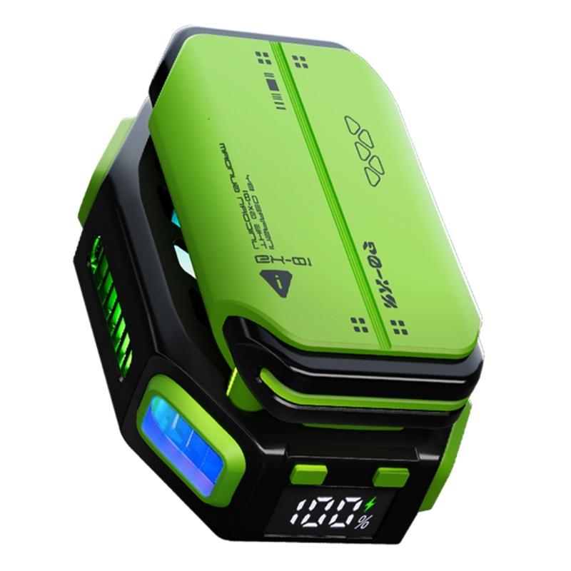 Cooling Fan with Light & Charging Function Low Noise Heatsink for Cellphone Game Cooling Fan 7 Gear Adjustable 1