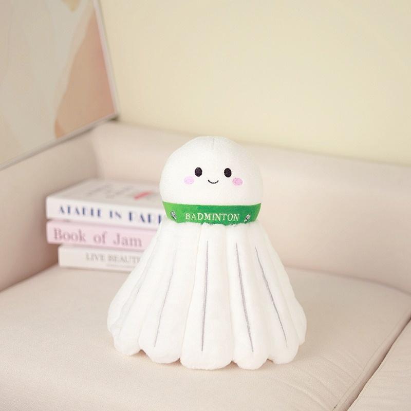 

30cm Badminton Soft Stuffed Plush Playthings Cute Rabbit Cats Badminton Plushies Animal Doll Sports Theme Ball Ornaments Birthday Gift Idea 30cm
