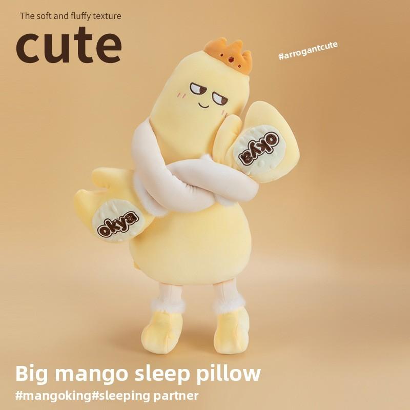 Pliušinis Mango Karalius Žaislas Su Pagalbos Miegoti Funkcija Vaikams Ir Suaugusiems