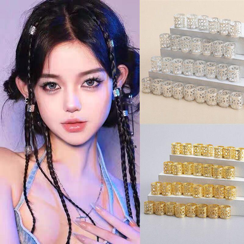 

Popular Girl Hair Clip Metal African Personality Dreadlocks Gold 20 Pack