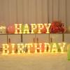 LED Letter Lights: Decorative String Lights for Weddings, Birthdays, Proposals, and Nighttime Ambiance.